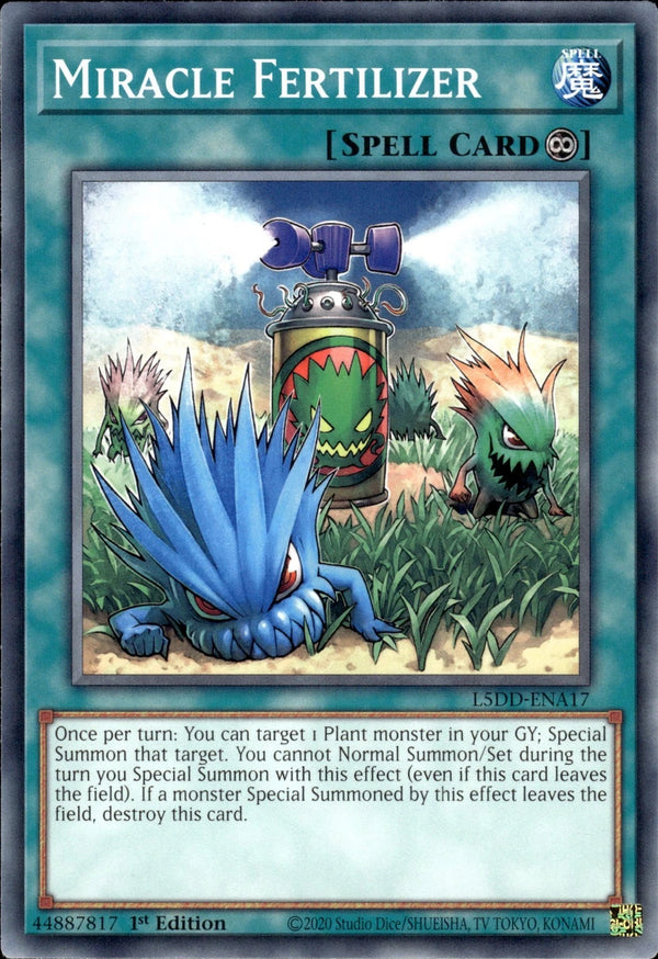 Yugioh - Miracle Fertilizer *Common* L5DD-ENA17 (NM)
