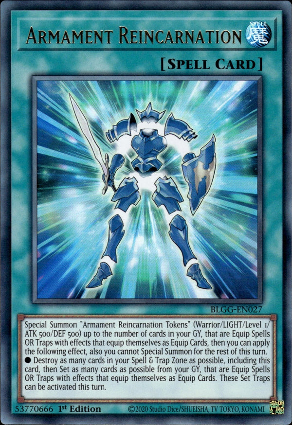Yugioh - Armament Reincarnation *Ultra Rare* BLGG-EN027 (NM)