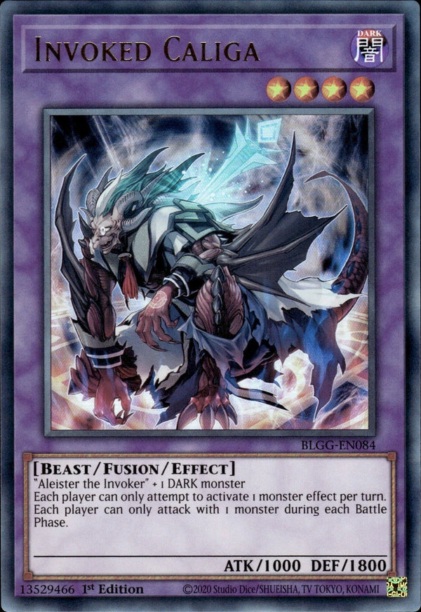Yugioh - Invoked Caliga *Ultra Rare* BLGG-EN084 (NM)