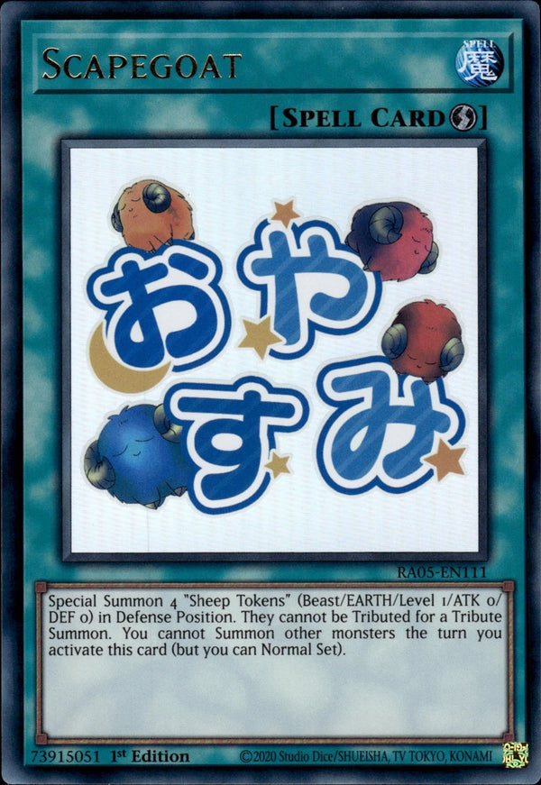 Yugioh - Scapegoat *Select Rarity* RA05-EN111 (NM)