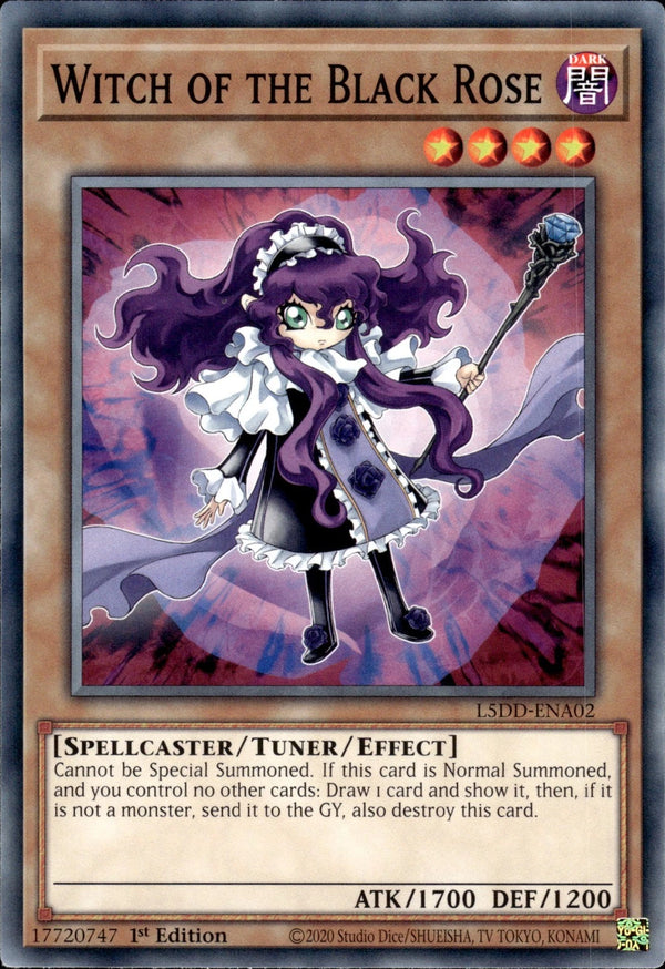 Yugioh - Witch of the Black Rose *Common* L5DD-ENA02 (NM)