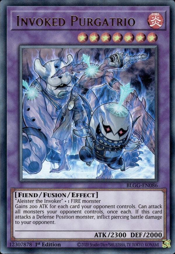 Yugioh - Invoked Purgatrio *Ultra Rare* BLGG-EN086 (NM)