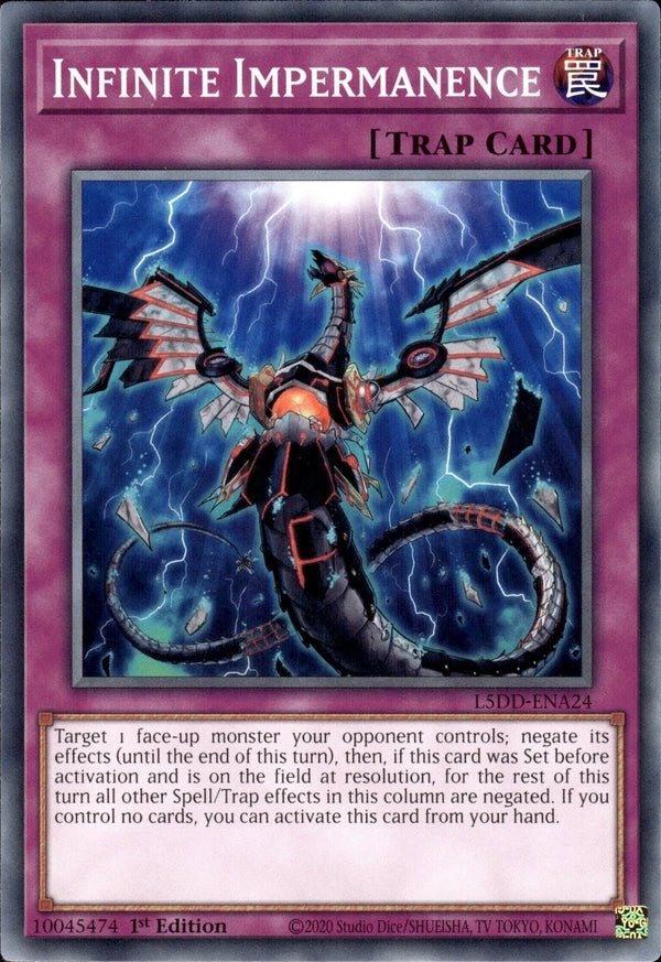 Yugioh - Infinite Impermanence *Common* L5DD-ENA24 (NM)