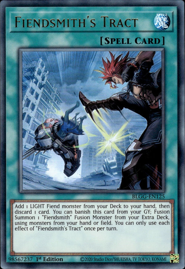 Yugioh - Fiendsmith's Tract *Ultra Rare* BLGG-EN125 (NM)