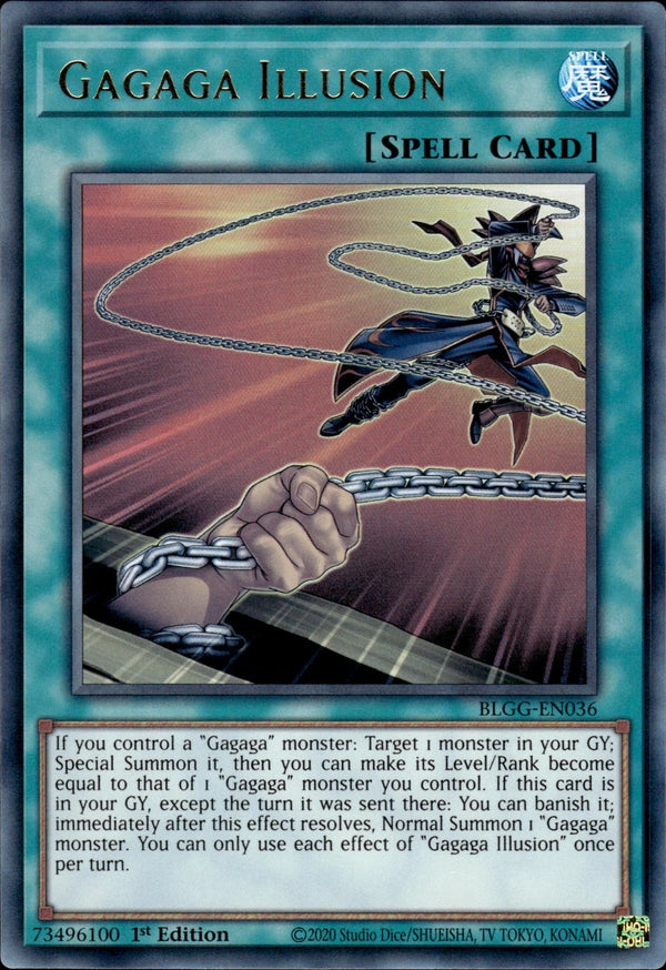 Yugioh - Gagaga Illusion *Ultra Rare* BLGG-EN036 (NM)