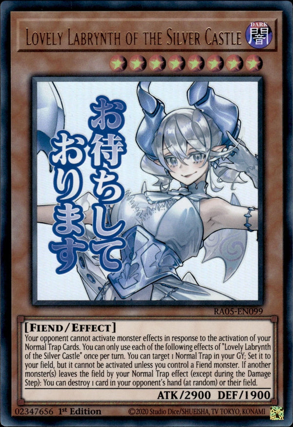 Yugioh - Lovely Labrynth of the Silver Castle *Select Rarity* RA05-EN099 (NM)