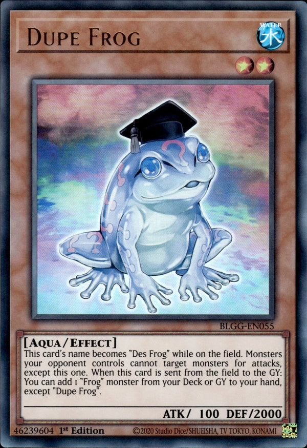 Yugioh - Dupe Frog *Ultra Rare* BLGG-EN055 (NM)