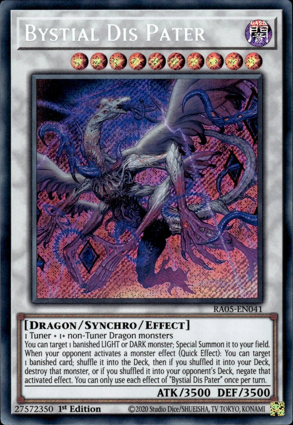 Yugioh - Bystial Dis Pater *Select Rarity* RA05-EN041 (NM)