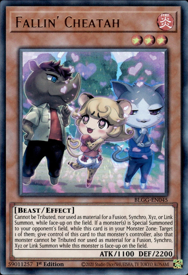Yugioh - Fallin' Cheatah *Ultra Rare* BLGG-EN045 (NM)
