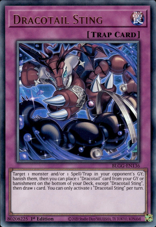 Yugioh - Dracotail Sting *Ultra Rare* BLGG-EN136 (NM)