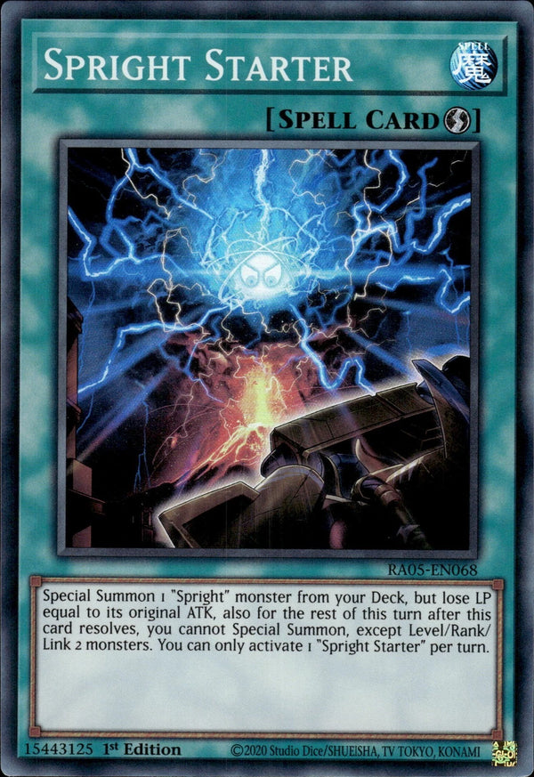 Yugioh - Spright Starter *Select Rarity* RA05-EN068 (NM)