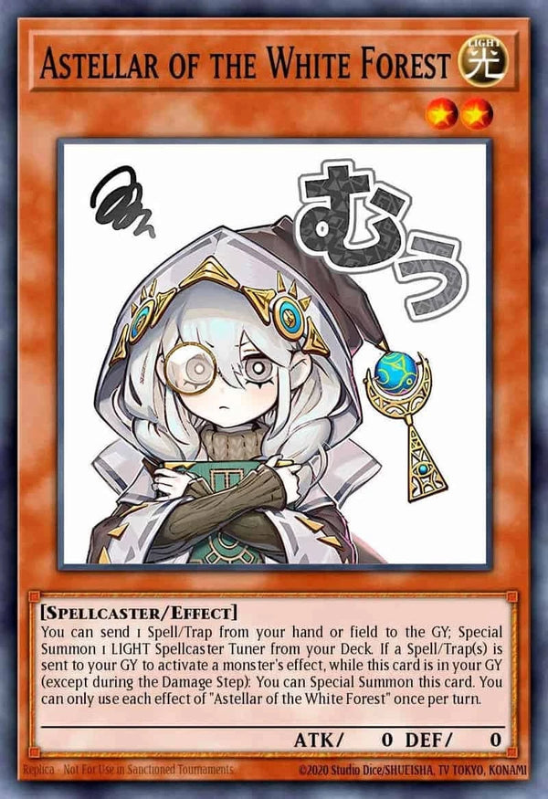 Yugioh - Astellar of the White Forest *Select Rarity* RA05-EN100 (NM)