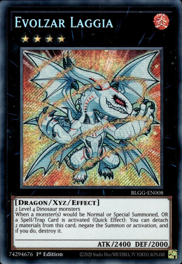 Yugioh - Evolzar Laggia [Chibi] *Secret Rare* BLGG-EN008 (NM)