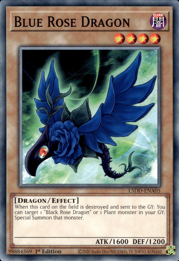 Yugioh - Blue Rose Dragon *Common* L5DD-ENA05 (NM)
