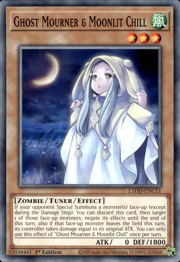Yugioh - Ghost Mourner & Moonlit Chill *Common* L5DD-ENC11 (NM)