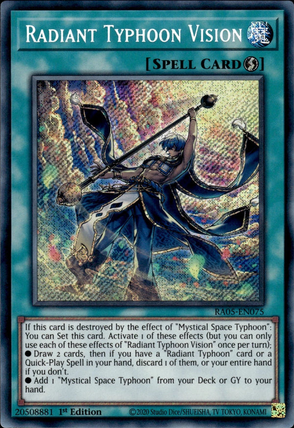 Yugioh - Radiant Typhoon Vision *Select Rarity* RA05-EN075 (NM)
