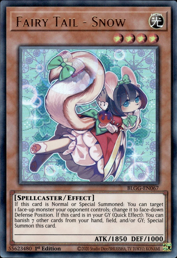 Yugioh - Fairy Tail - Snow *Ultra Rare* BLGG-EN067 (NM)