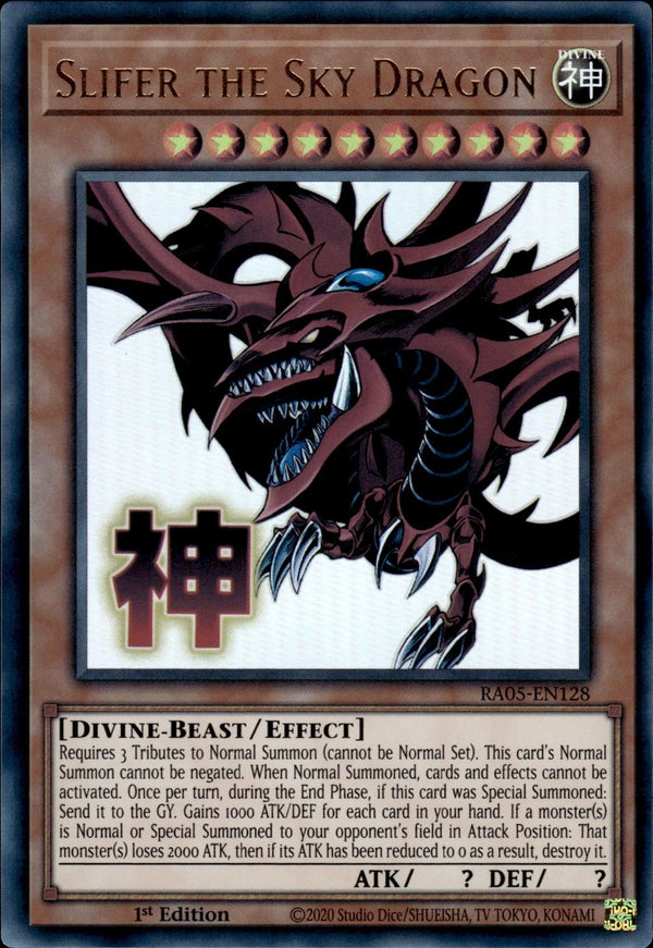 Yugioh - Slifer the Sky Dragon *Select Rarity* RA05-EN128 (NM)