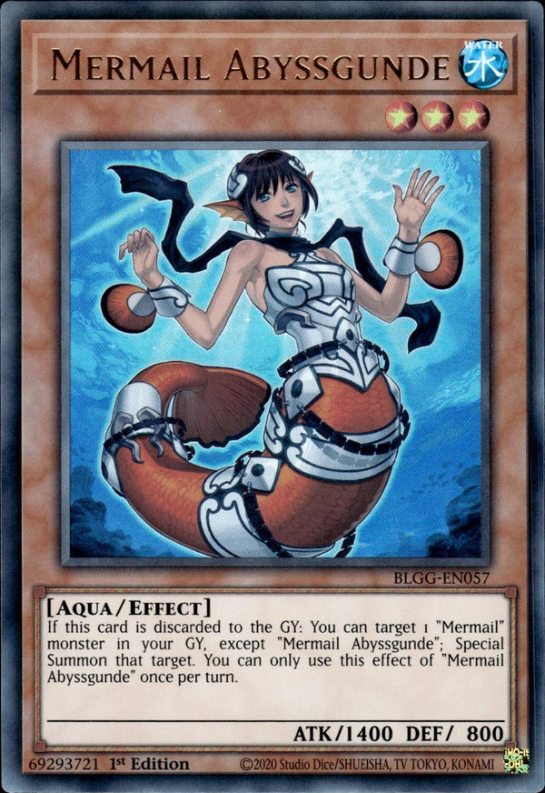 Yugioh - Mermail Abyssgunde *Ultra Rare* BLGG-EN057 (NM)
