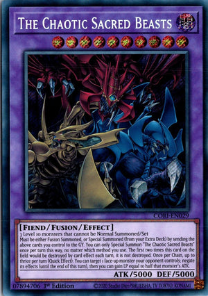 Yugioh - The Chaotic Sacred Beasts *Secret Rare* CORI-EN029 (NM)