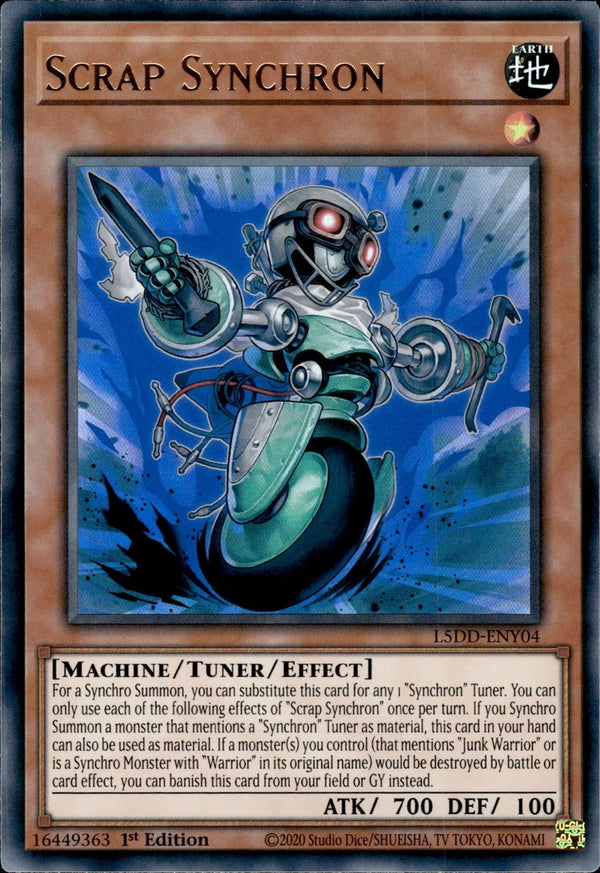 Yugioh - Scrap Synchron *Ultra Rare* L5DD-ENY04 (NM)