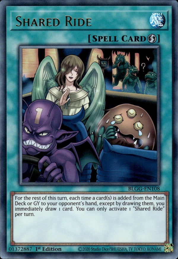 Yugioh - Shared Ride *Ultra Rare* BLGG-EN108 (NM)
