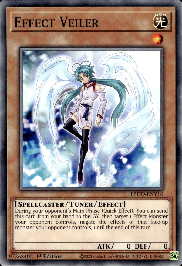 Yugioh - Effect Veiler *Common* L5DD-ENY16 (NM)