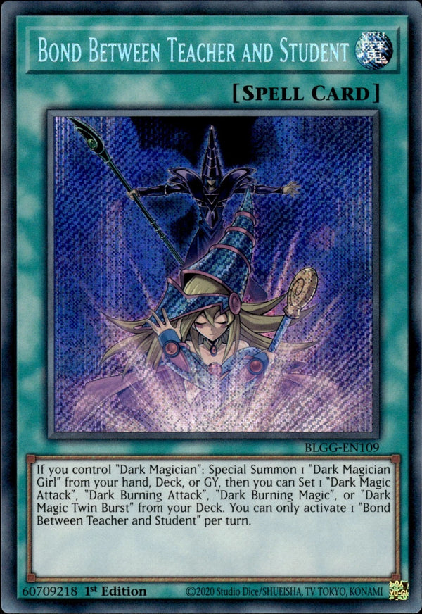 Yugioh - Bond Between Teacher and Student *Secret Rare* BLGG-EN109 (NM)