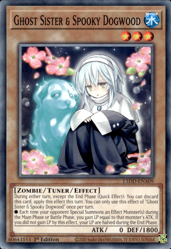Yugioh - Ghost Sister & Spooky Dogwood *Common* L5DD-ENA09 (NM)