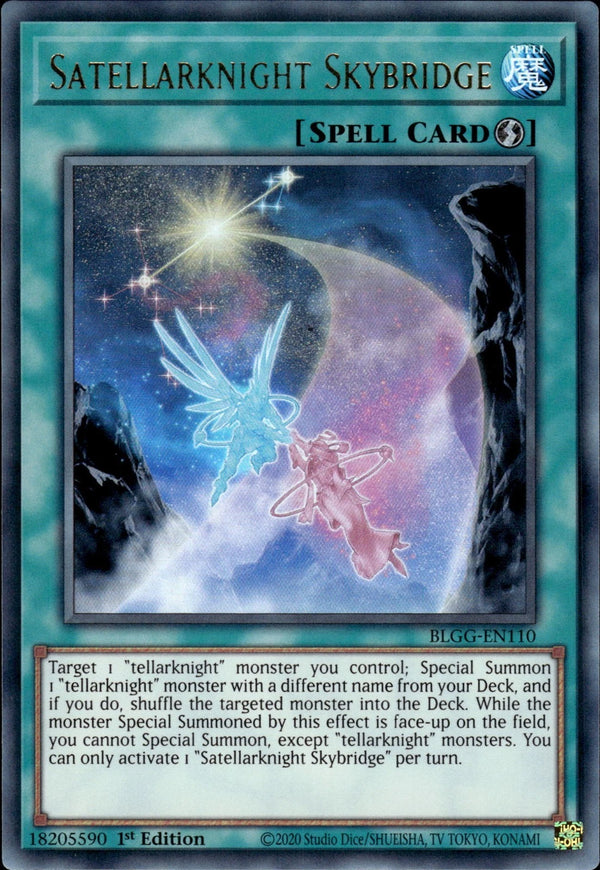 Yugioh - Satellarknight Skybridge *Ultra Rare* BLGG-EN110 (NM)