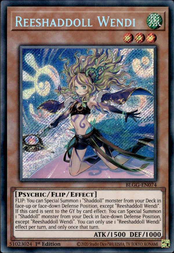 Yugioh - Reeshaddoll Wendi *Secret Rare* BLGG-EN074 (NM)