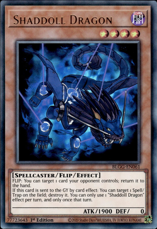 Yugioh - Shaddoll Dragon *Ultra Rare* BLGG-EN061 (NM)