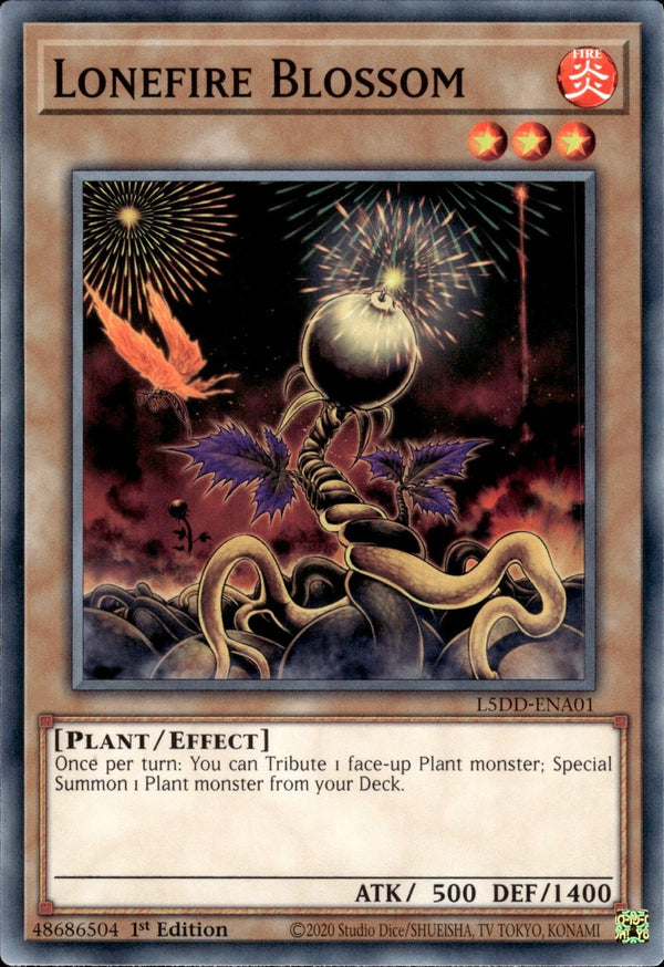 Yugioh - Lonefire Blossom *Common* L5DD-ENA01 (NM)
