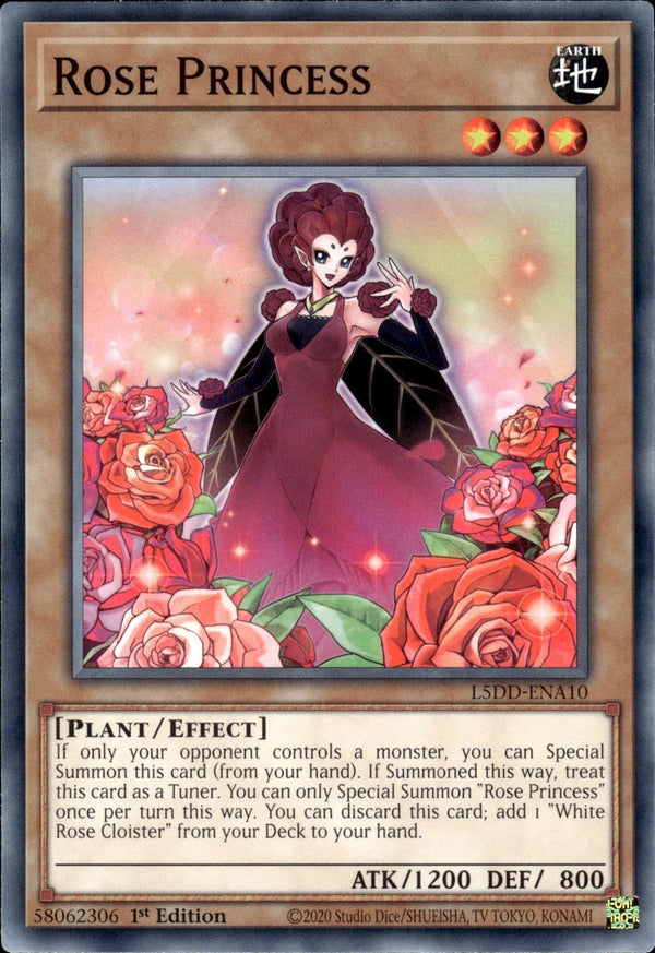 Yugioh - Rose Princess *Common* L5DD-ENA10 (NM)
