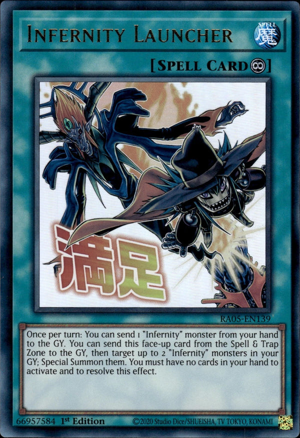 Yugioh - Infernity Launcher *Select Rarity* RA05-EN139 (NM)