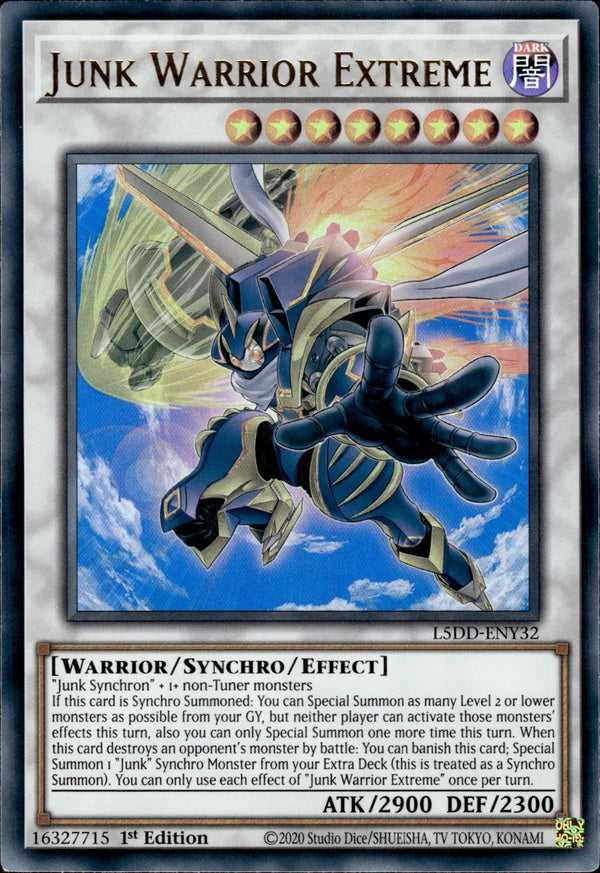 Yugioh - Junk Warrior Extreme *Ultra Rare* L5DD-ENY32 (NM)