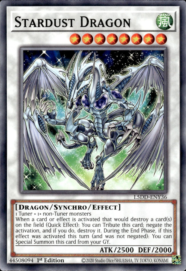 Yugioh - Stardust Dragon *Common* L5DD-ENY36 (NM)