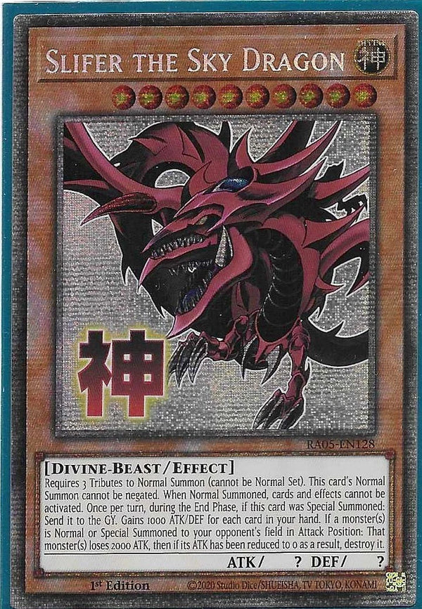 Yugioh - Slifer the Sky Dragon *Select Rarity* RA05-EN128 (NM)