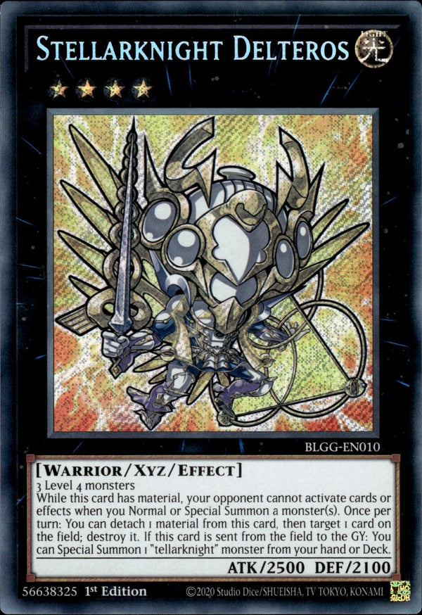 Yugioh - Stellarknight Delteros [Chibi] *Secret Rare* BLGG-EN010 (NM)