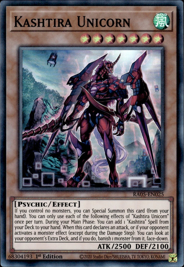 Yugioh - Kashtira Unicorn *Select Rarity* RA05-EN025 (NM)