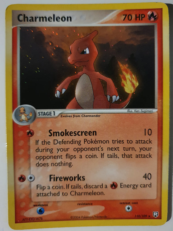 Pokemon - Charmeleon *Secret Rare* Ex Team Rocket Returns 110/109 (NM)