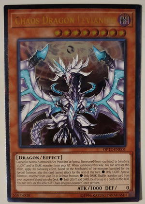 Yugioh - Chaos Dragon Levianeer *Ultimate Rare* OP12-EN001 (NM)