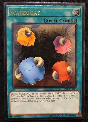 Yugioh - Scapegoat *Ultimate Rare* OP08-EN003 (NM)