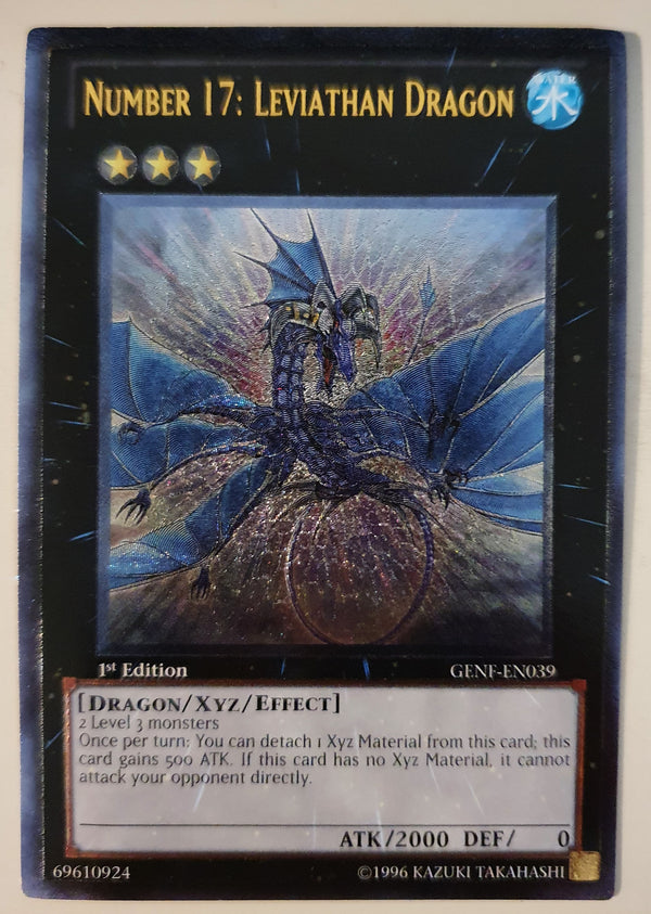 Yugioh - Number 17: Leviathan Dragon *Ultimate Rare* GENF-EN039 (NM)
