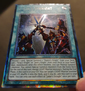 Yugioh - Joker's Straight *Collector's Rare* KICO-EN004 (NM/M)
