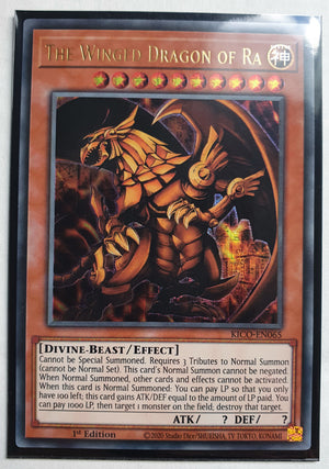 Yugioh - The Winged Dragon of Ra *Pharaoh's Ultra Rare* KICO-EN065 (NM)