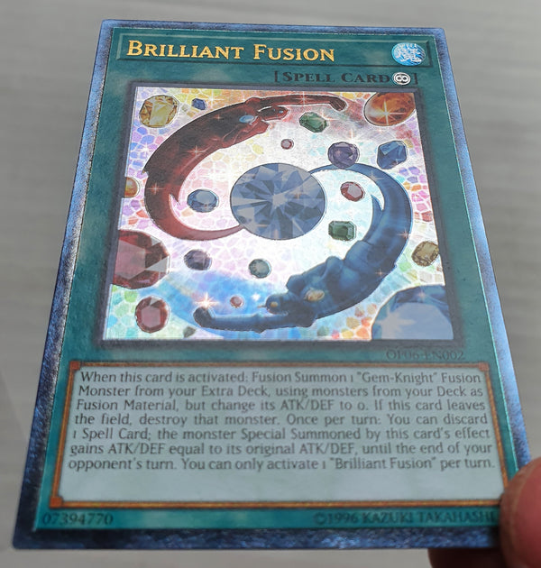 Yugioh - Brilliant Fusion *Ultimate Rare* OP06-EN002 (NM)
