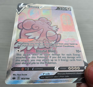 Pokemon - Blissey V [Alternate Art] *Ultra Rare* Chilling Reign 183/198 (NM)