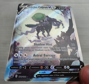 Pokemon - Shadow Rider Calyrex V [Alternate Art] *Ultra Rare* Chilling Reign 172/198 (NM)