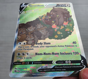 Pokemon - Greedent V [Alternate Art] *Ultra Rare* Fusion Strike 257/264